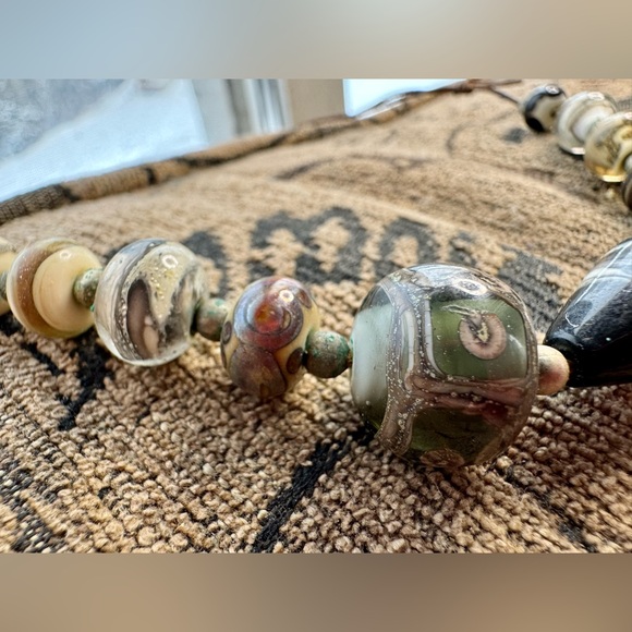 11 Vintage Murano Bead Necklace. - Picture 7 of 13